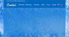 Desktop Screenshot of kriokomory.pl